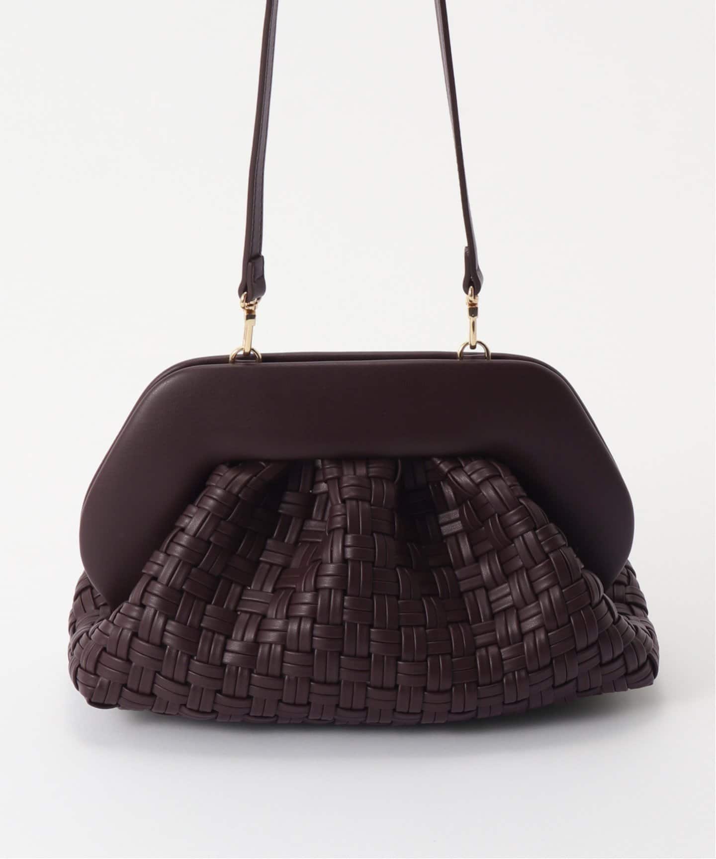 THEMOIRE/テモワール】 TIA MICRO WEAVED BAG（クラッチバッグ
