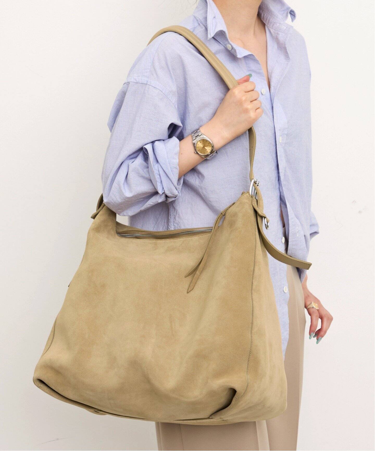 LE MAIRE/ルメール】 BELTED HOBO BAG（ショルダーバッグ）｜L 