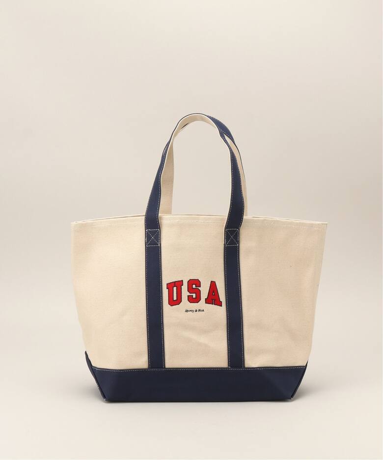 SPORTY&RICH/スポーティアンドリッチ】 USA TOTE BAG（トートバッグ 