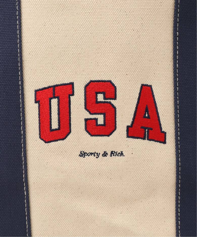 SPORTY&RICH/スポーティアンドリッチ】 USA TOTE BAG（トートバッグ 
