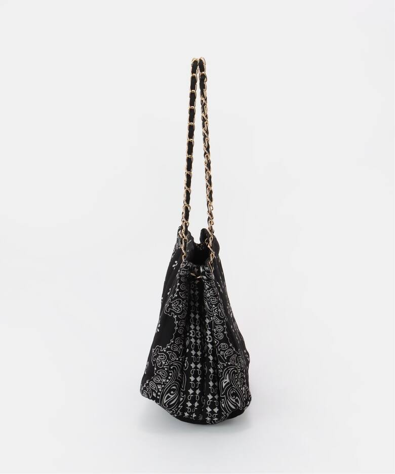MALUS/マリュス】 Bandana quilting shoulder bag（トートバッグ）｜L 