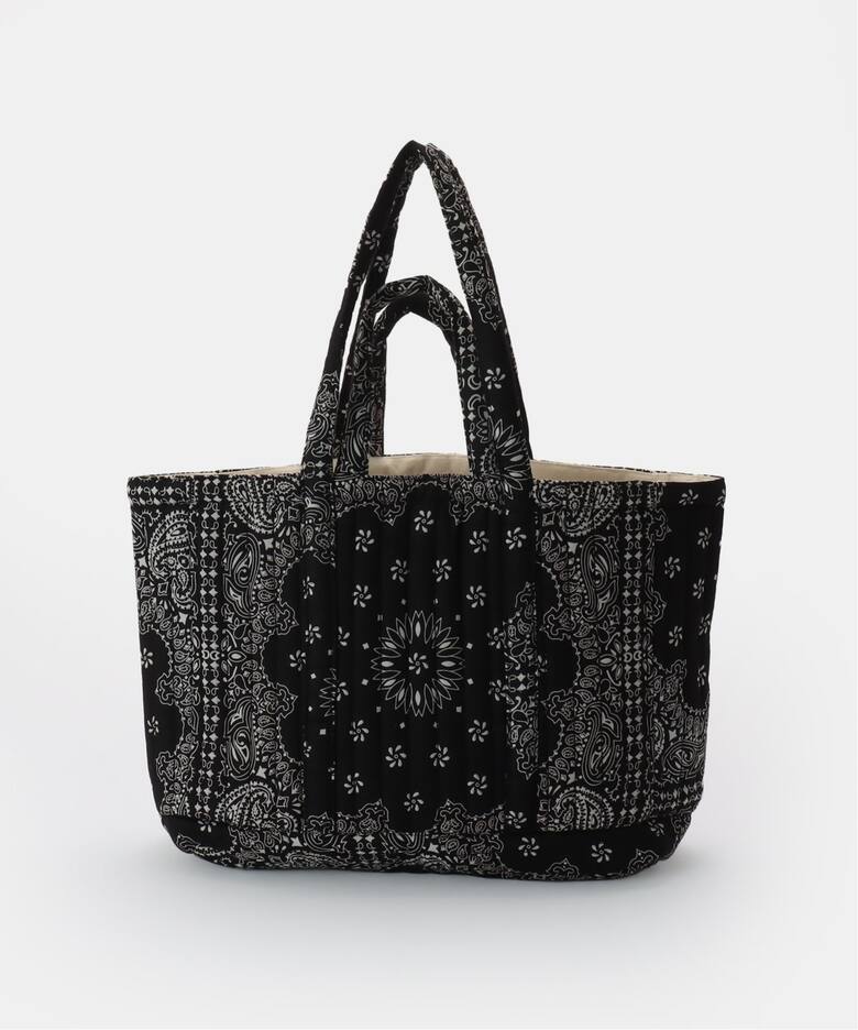 MALUS/マリュス】 Bandana quilting big tote（トートバッグ）｜L 