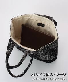 MALUS/マリュス】 Bandana quilting big tote（トートバッグ）｜L 