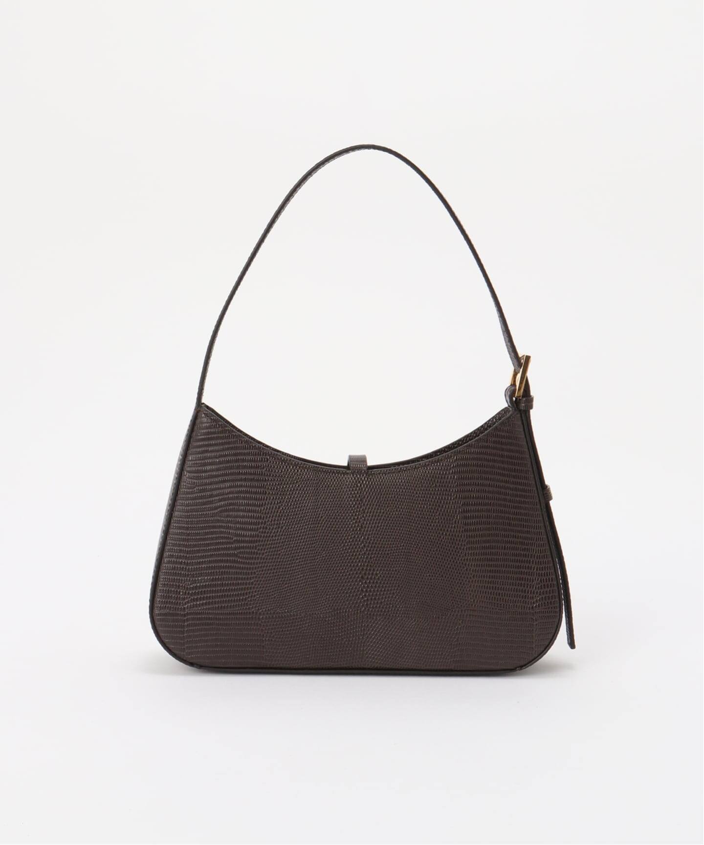 DEMELLIER LONDON/デメリエー ロンドン】 ESPRESSO LIZARD HANDBAG 