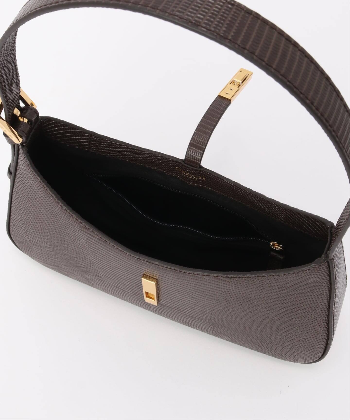 DEMELLIER LONDON/デメリエー ロンドン】 ESPRESSO LIZARD HANDBAG
