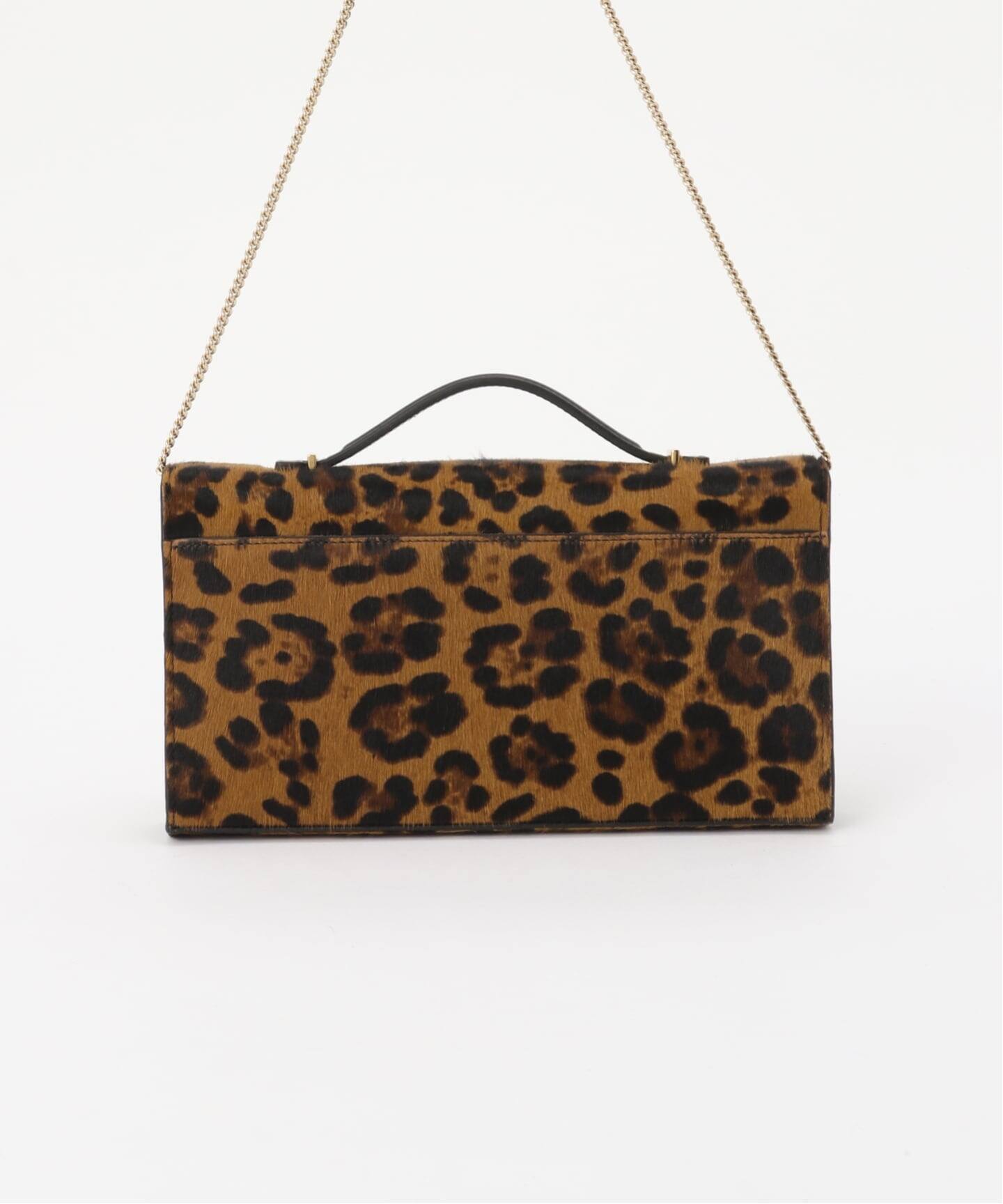 DEMELLIER LONDON/デメリエー ロンドン】 LEOPARD CLUTCH BAG