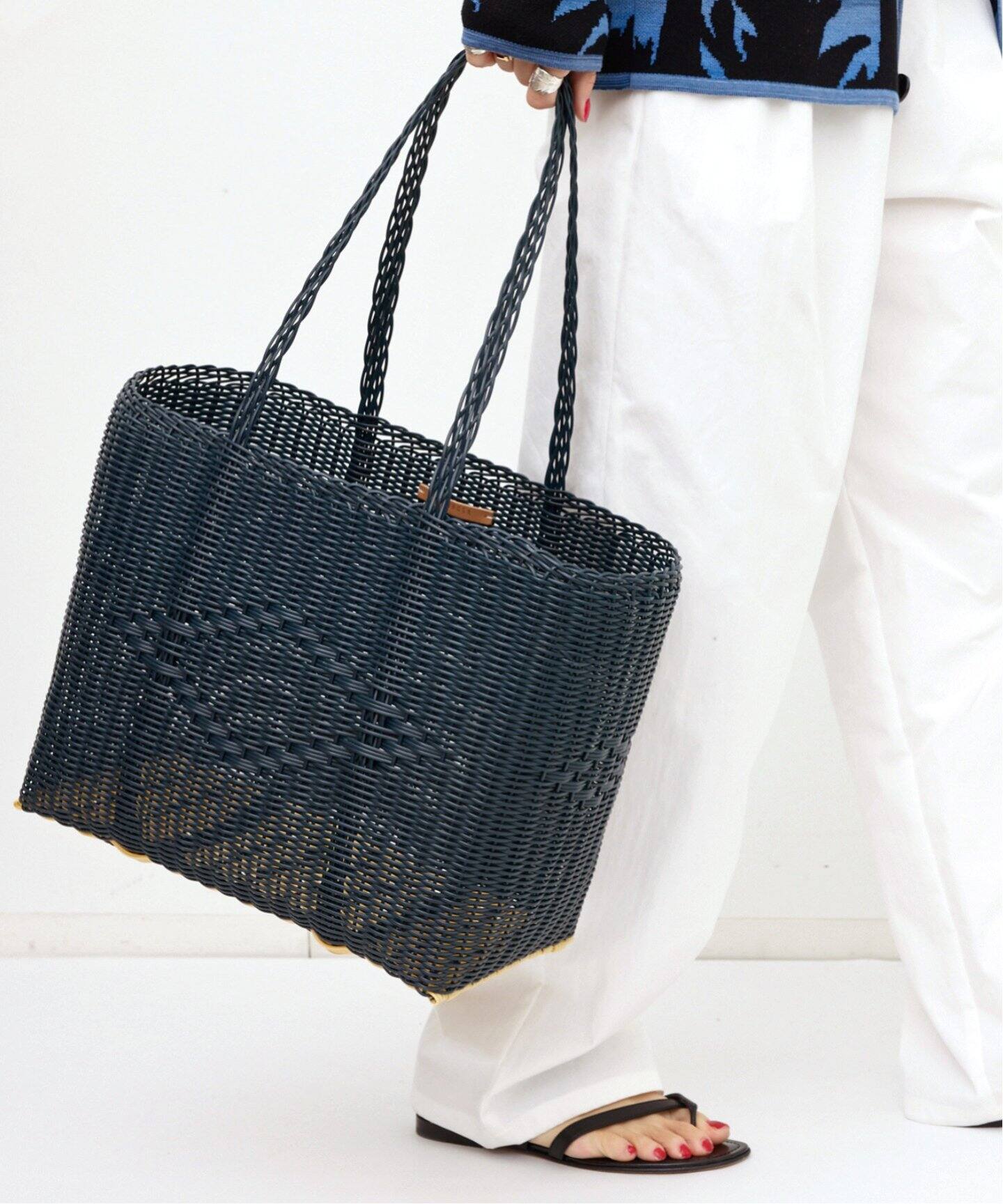 PALOROSA/パロローサ】 BASCKET BAG（かごバッグ）｜L 