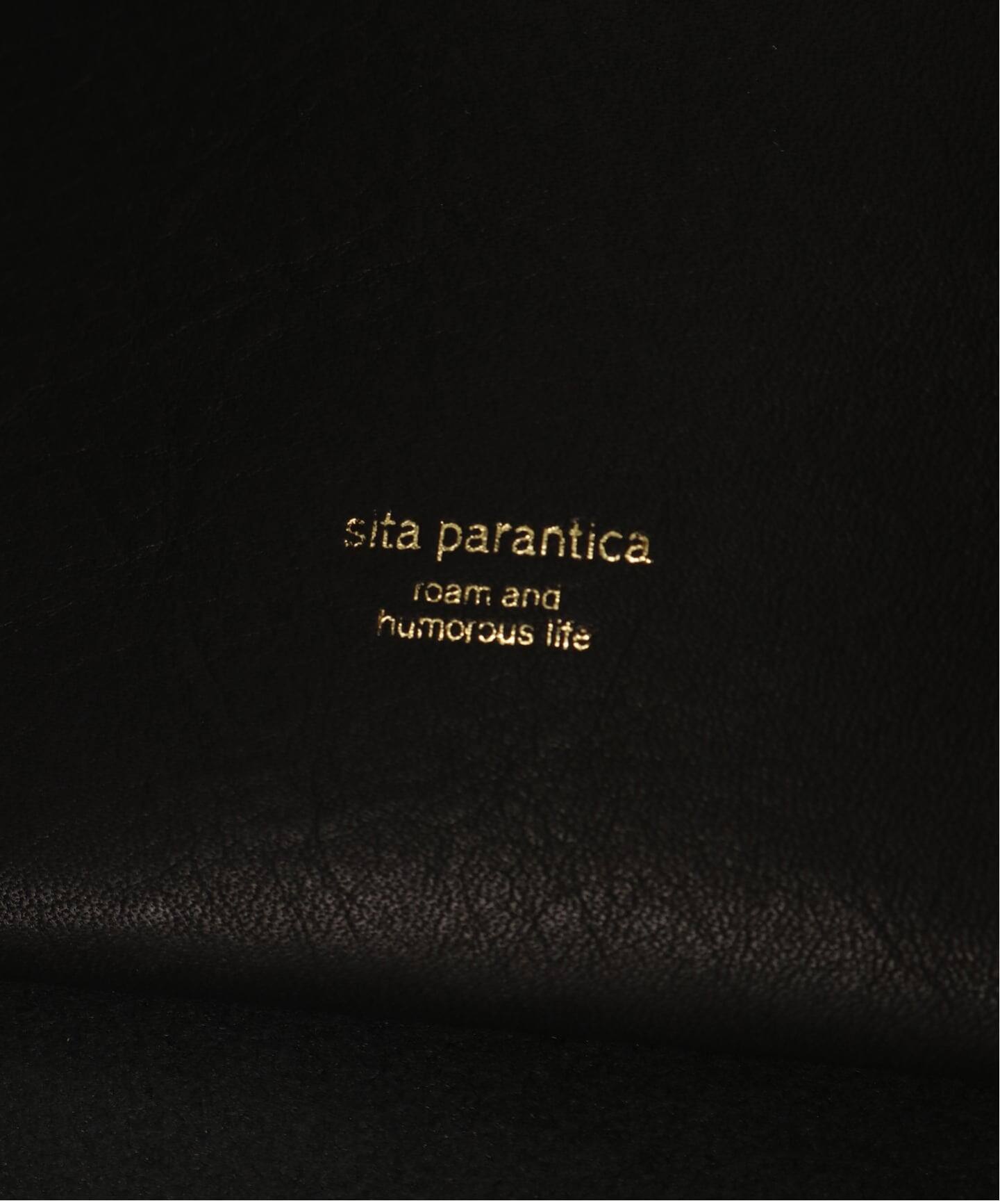 SITA PARANTICA Tote Bag アパルトモン ブラウン シボ革 SITA PARANTICA/シータ パランティカ】 BAG with STRAP（トートバッグ