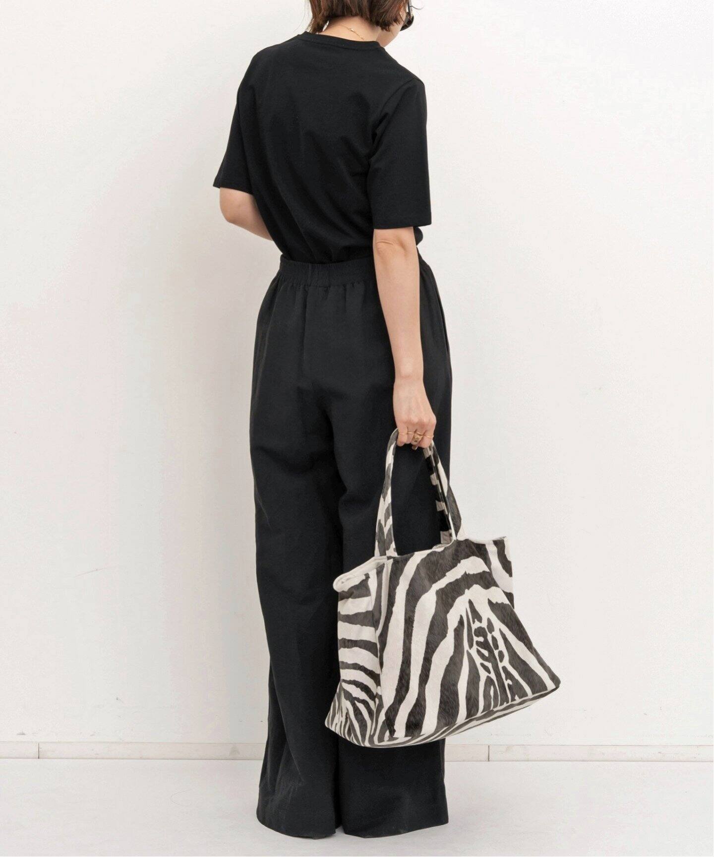 BAZAR ATELIER SABLON/バザール アトリエ サブロン】 ZEBRA TOTE BAG 