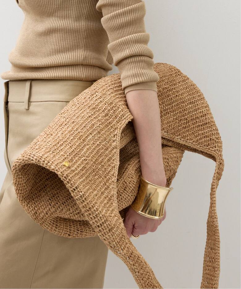 SUN AND GREEN/サン アンド グリーン】 BAG MEDIUM（かごバッグ）｜L  