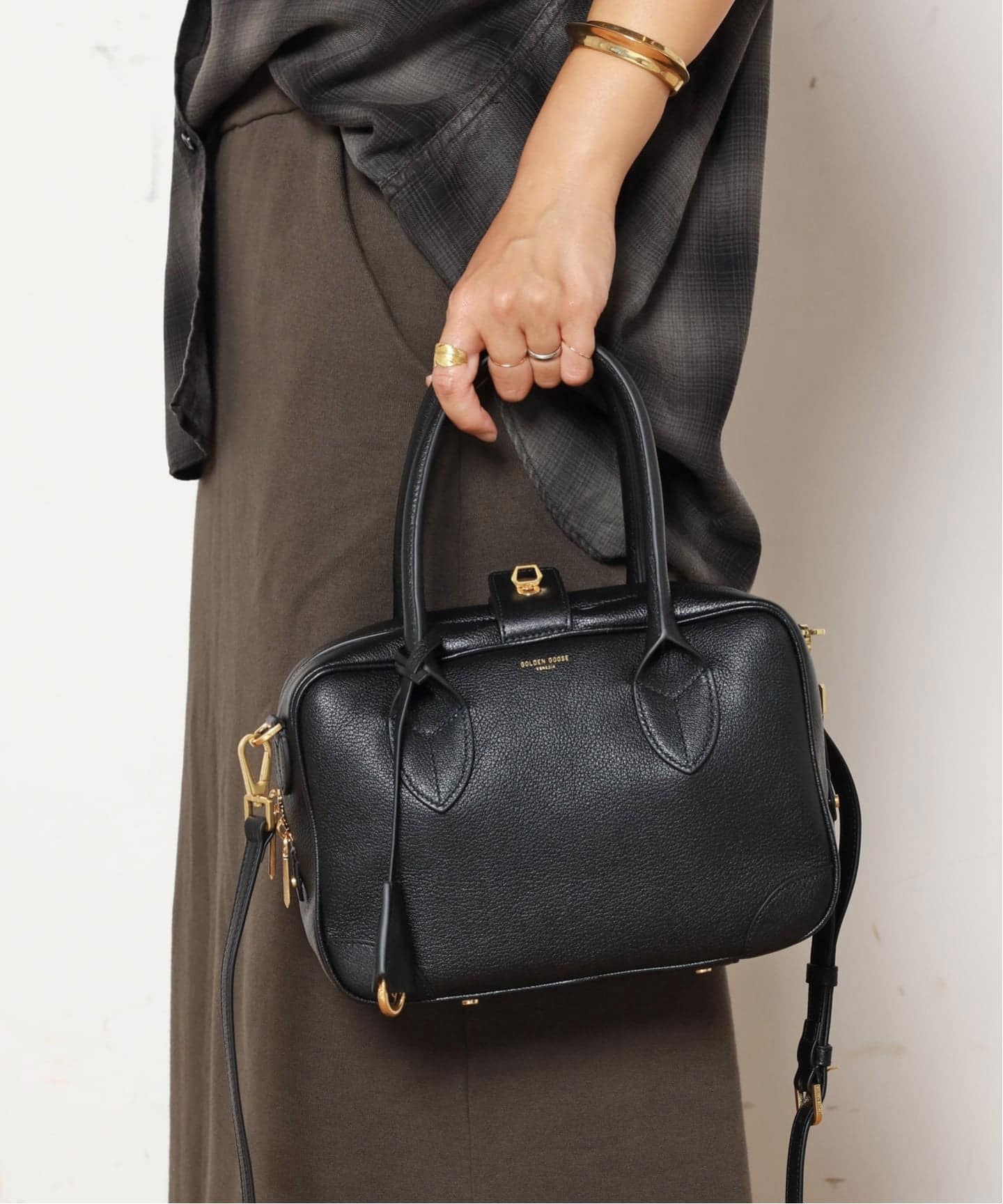 GOLDEN GOOSE / ゴールデングース】VITA BAG GOAT LEATHER BODY