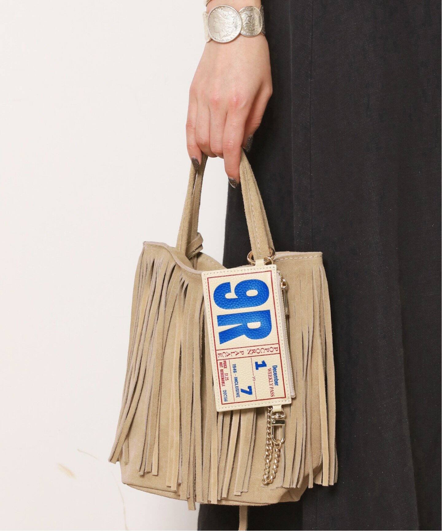 AP STUDIO MARLON FIRENZE スエードフリンジ バッグ MARLON/マーロン】Suede fringe BAG（ハンドバッグ）｜AP STUDIO