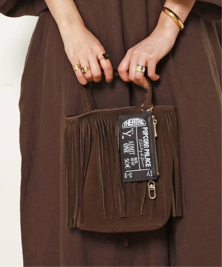 MARLON/マーロン】Suede fringe BAG（ハンドバッグ）｜AP STUDIO  
