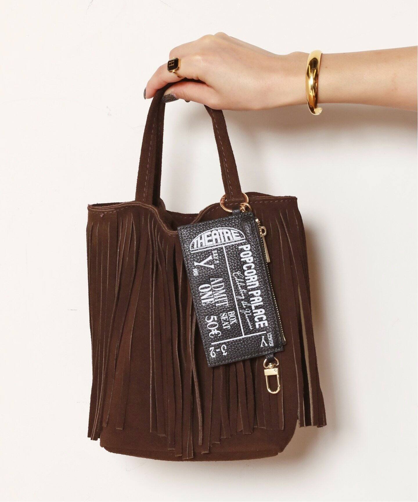 MARLON　スエードショッピングバッグ　THIRD MAGAZINE MARLON FIRENZE Calf Leather Shopper Bag - Taupe