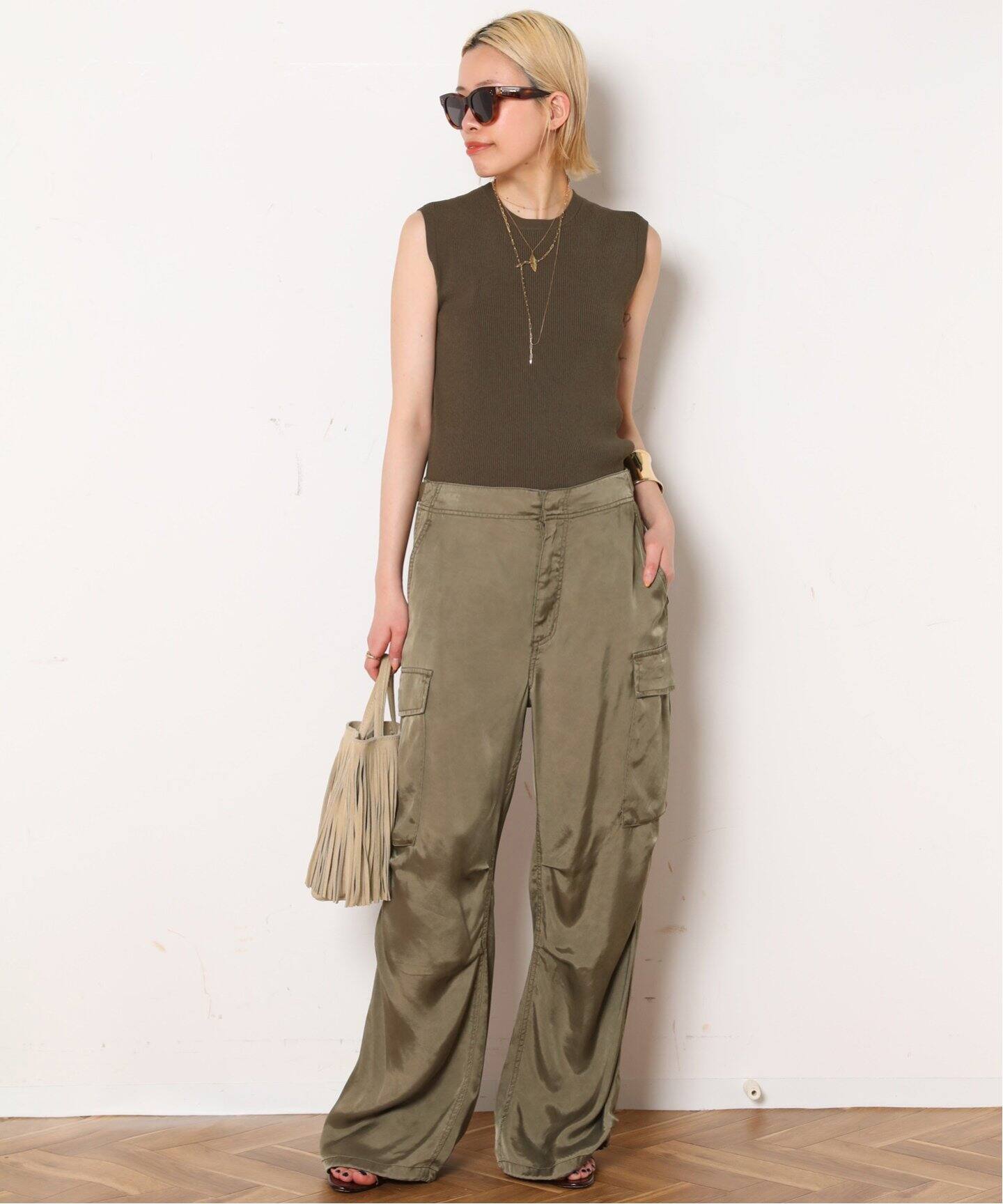 MARLON/マーロン】Suede fringe BAG（ハンドバッグ）｜AP STUDIO