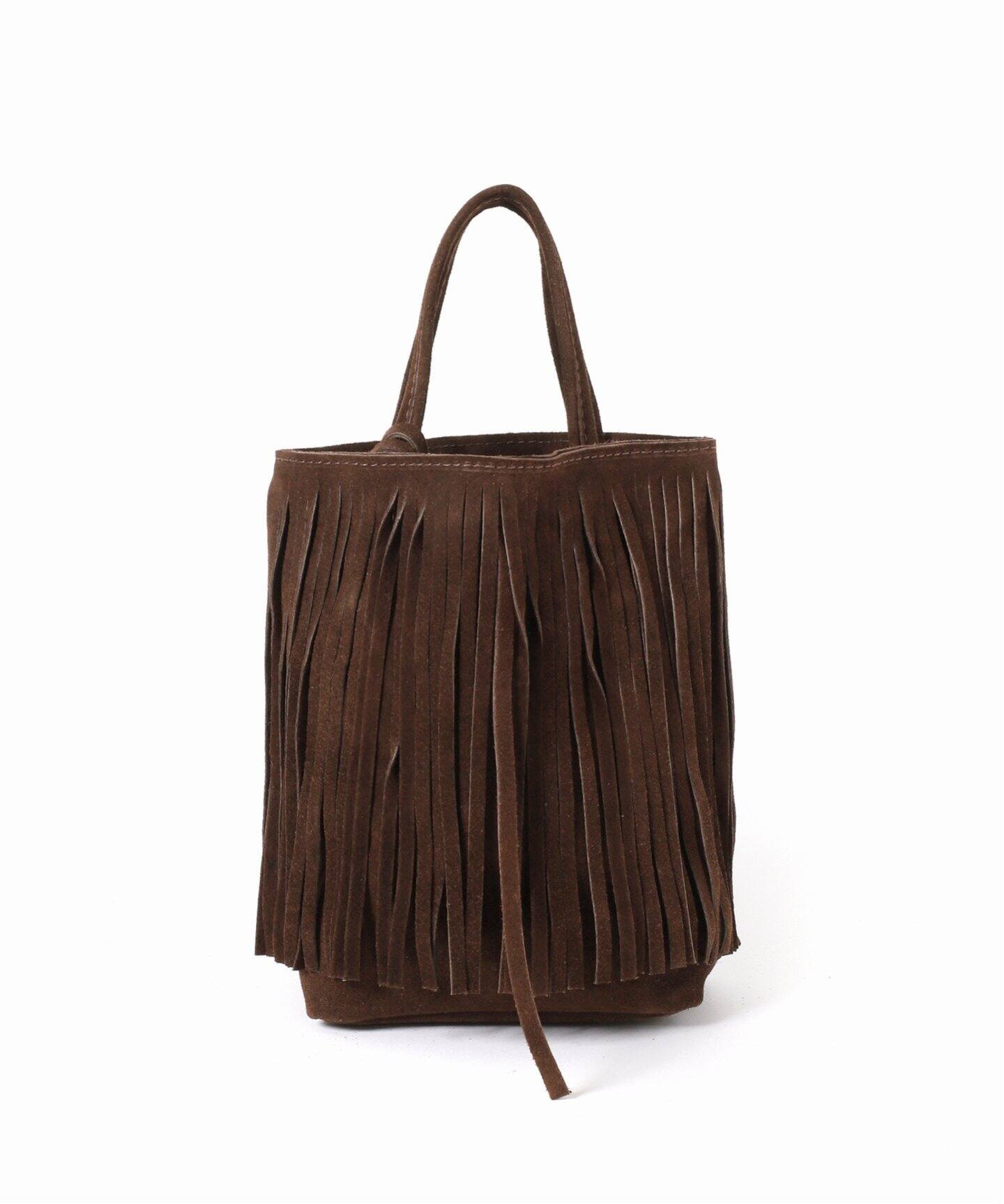 MARLON　スエードショッピングバッグ　THIRD MAGAZINE MARLON/マーロン】Suede fringe BAG（ハンドバッグ）｜AP STUDIO