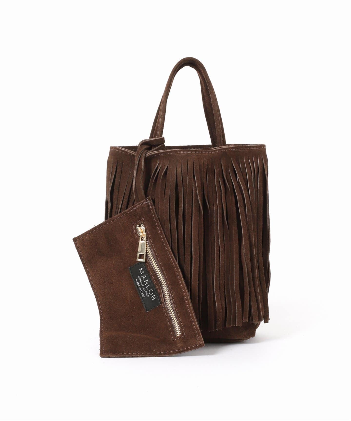MARLON/マーロン】Suede fringe BAG（ハンドバッグ）｜AP STUDIO