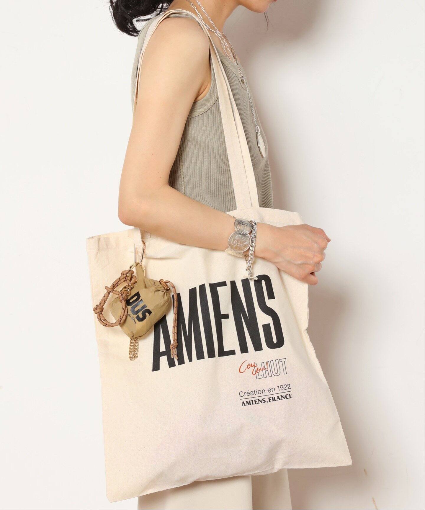 La Hutte/ラ ユット】AMIENS Logo tote bag（トートバッグ）｜AP 