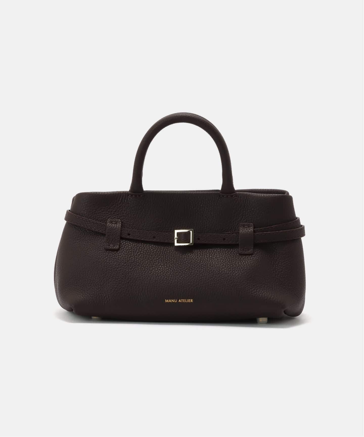 【MANU ATELIER/マニュ アトリエ】MINI LEATHER TOTE