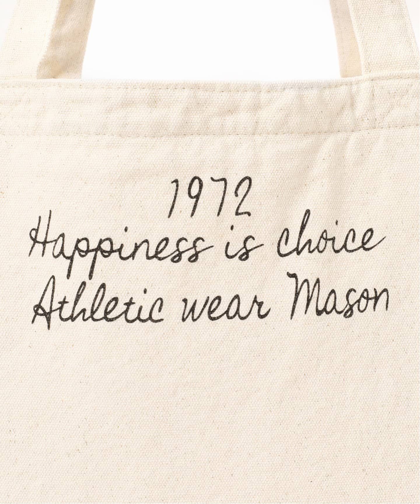 予約》【athletic wear MASON】別注Smile tote Bagの
