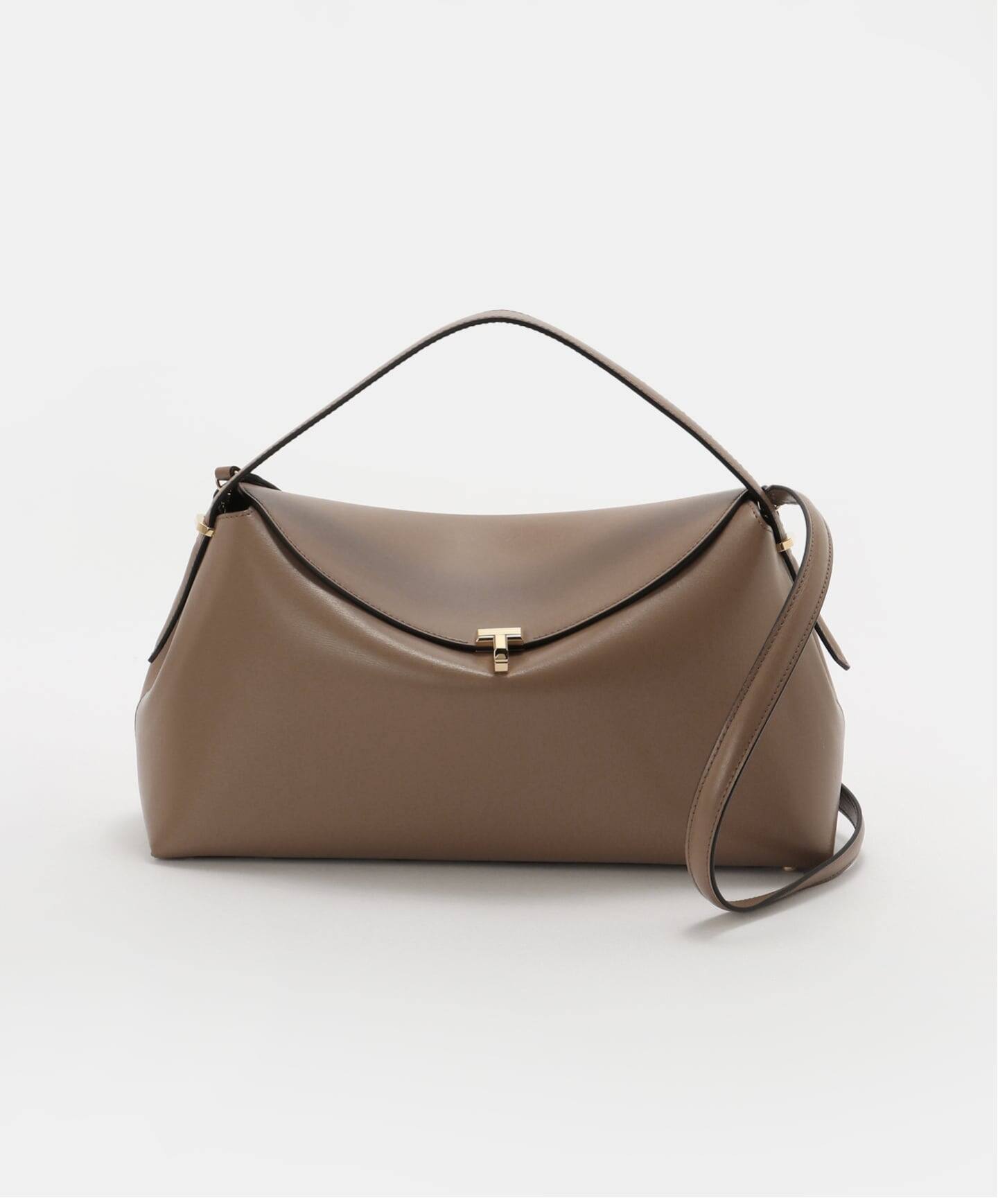 TOTEME/トーテム】T-LOCK LEATHER TOP HANDLE（ハンドバッグ）｜AP