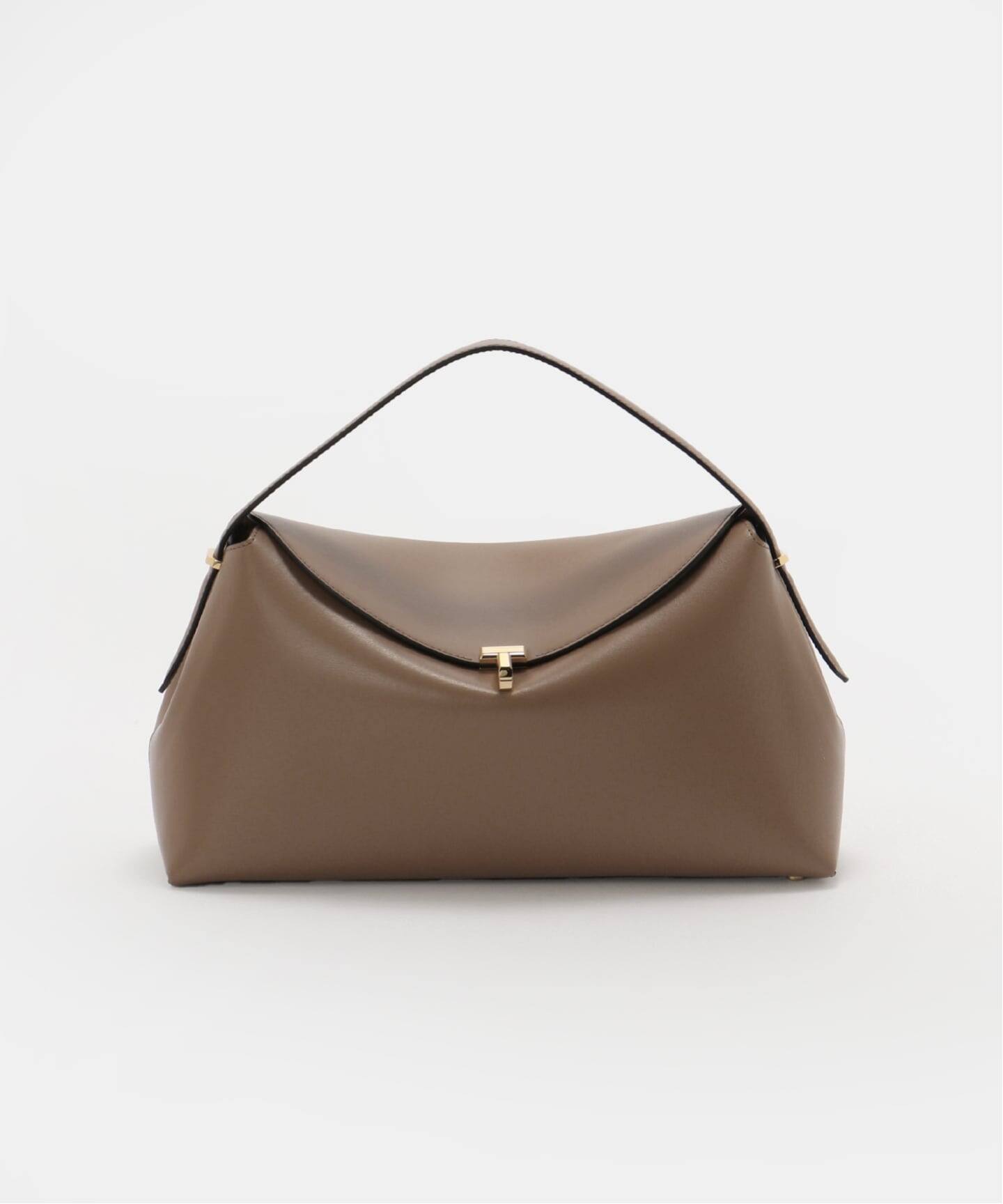 TOTEME/トーテム】T-LOCK LEATHER TOP HANDLE（ハンドバッグ）｜AP