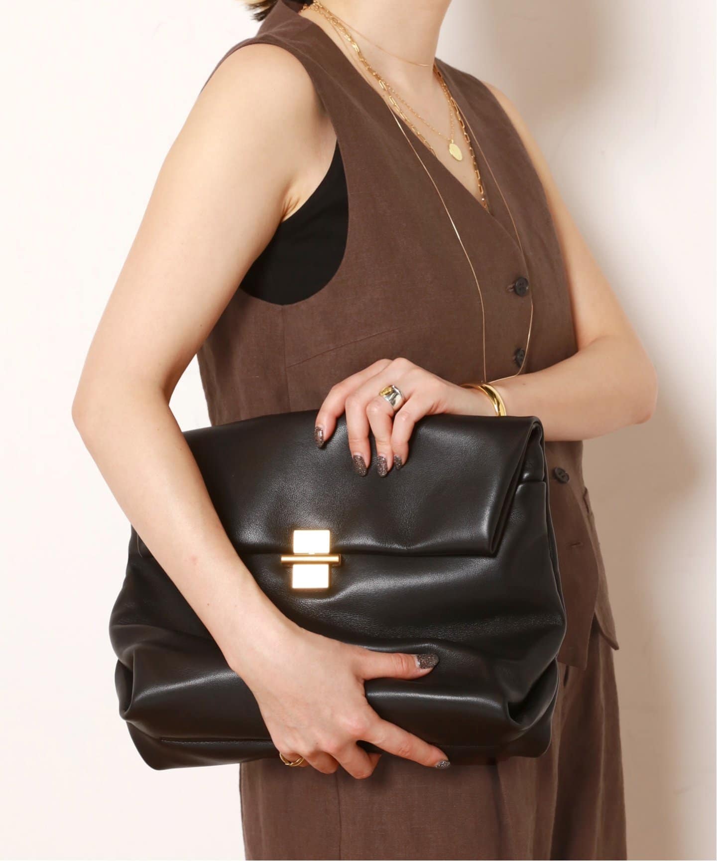 SYSTEM/システム】Piper Clutch（クラッチバッグ）｜AP STUDIO