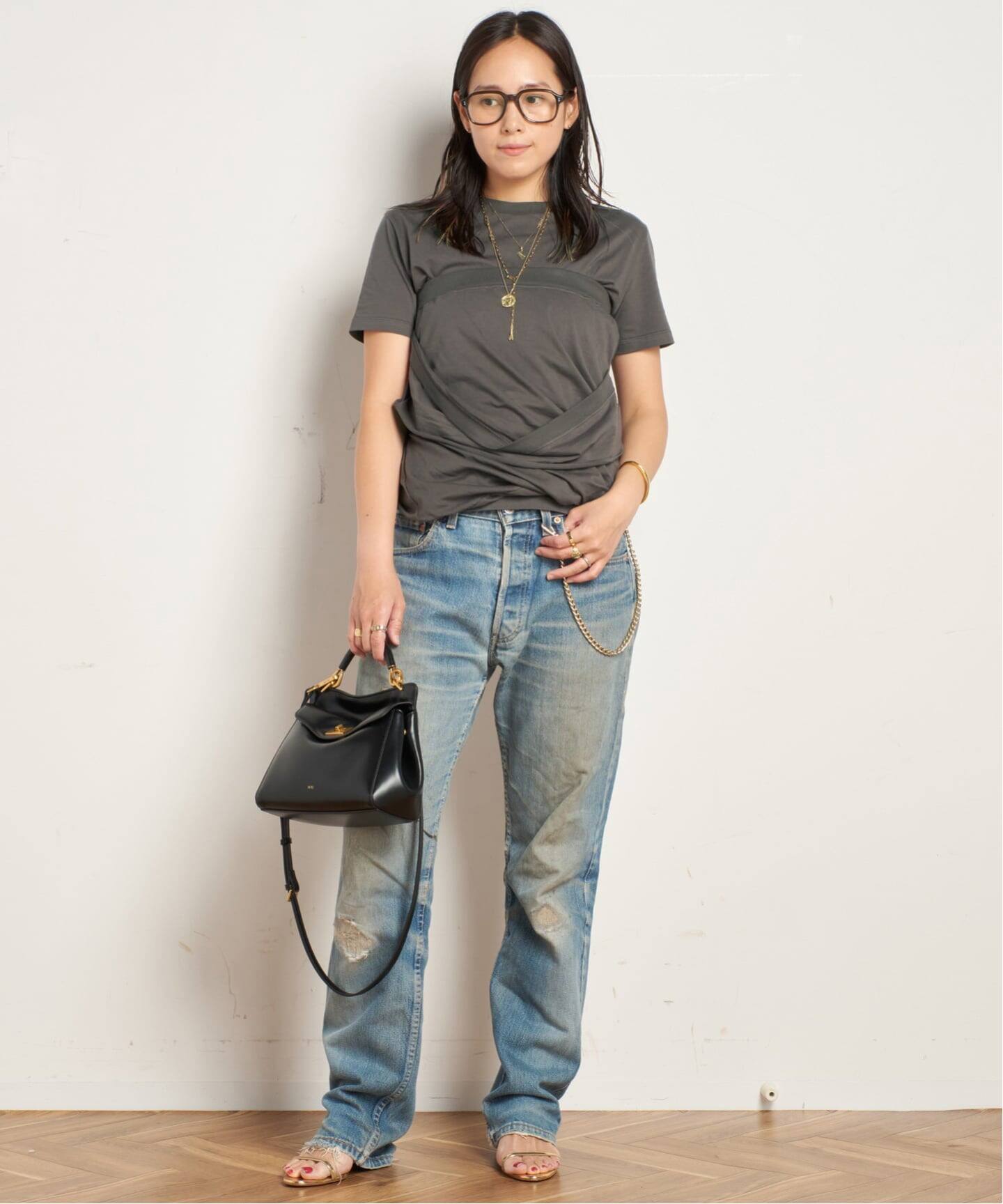 JW PEI / ジェイダブリュー ペイ】Lucia Classic Top Handbag(BLK