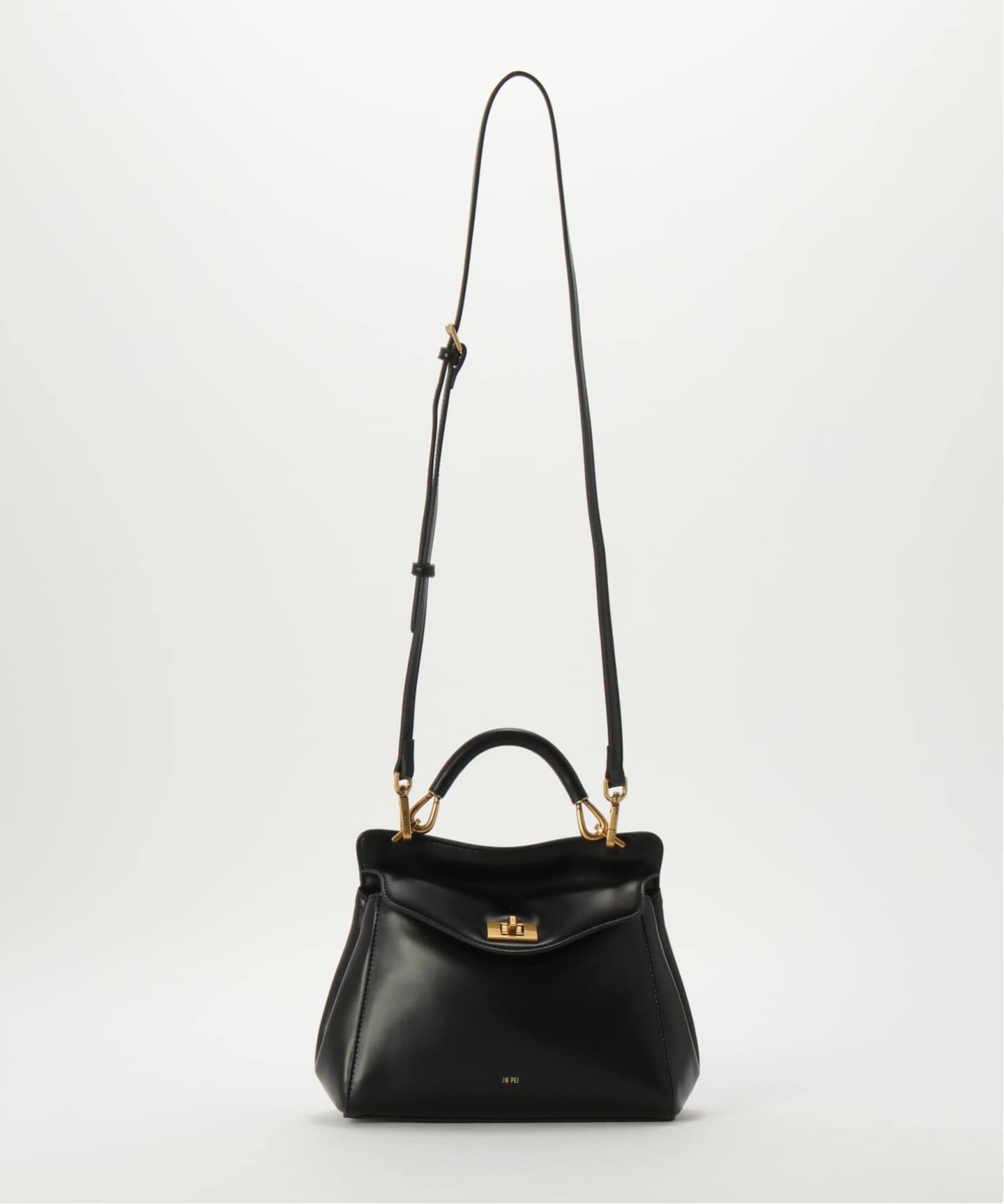 JW PEI / ジェイダブリュー ペイ】Lucia Classic Top Handbag(BLK