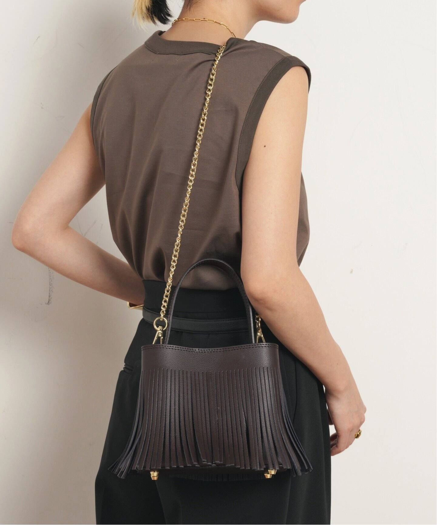 AULENTTI オウレンティ 別注フレンジチェーンバッグ AULENTTI/オウレン  