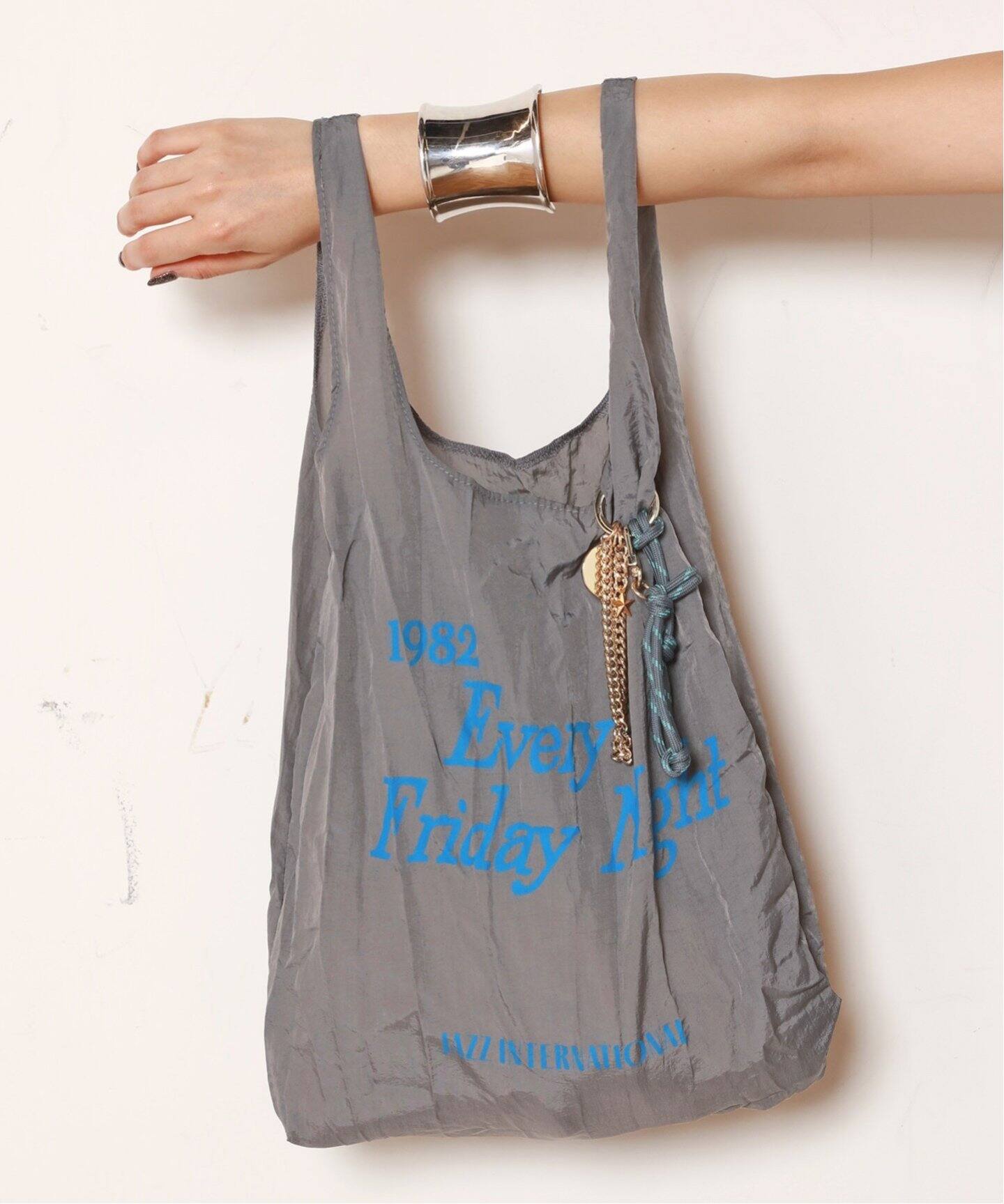 SKIN/スキン】別注フォルダブルパッカブルトートwithチャーム（トート  