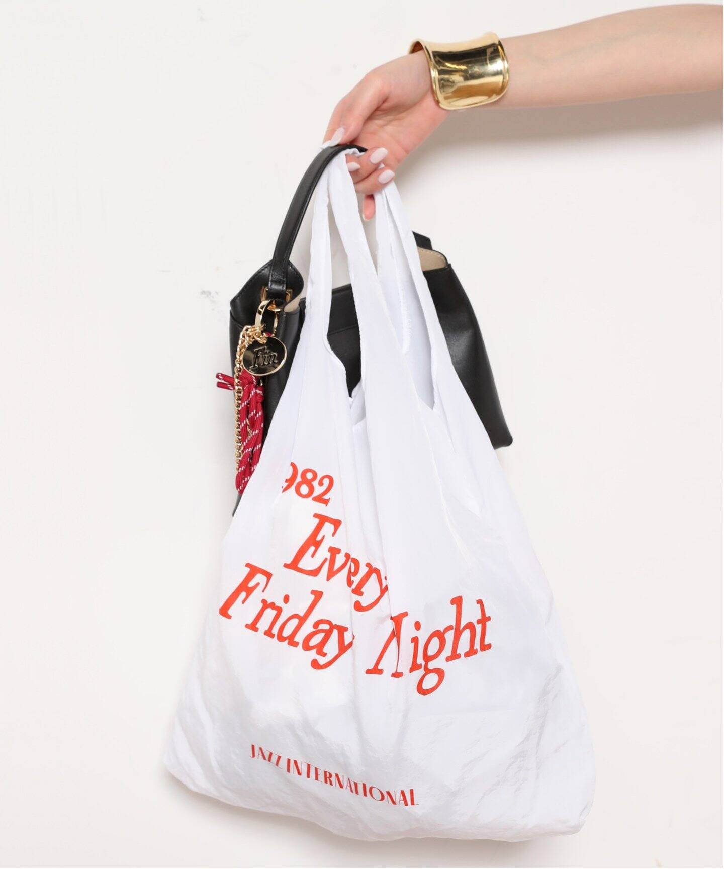 SKIN/スキン】別注フォルダブルパッカブルトートwithチャーム（トート  