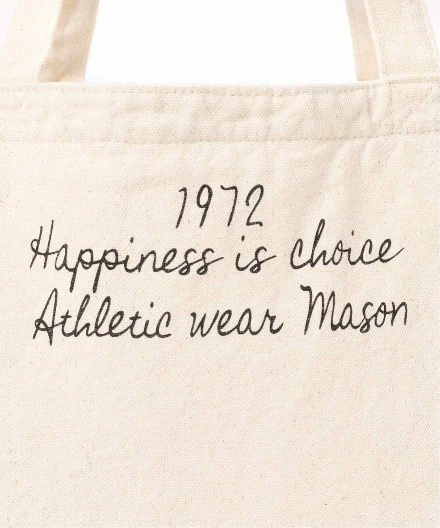 athletic wear MASON】別注Smile tote Bag（トートバッグ）｜AP STUDIO