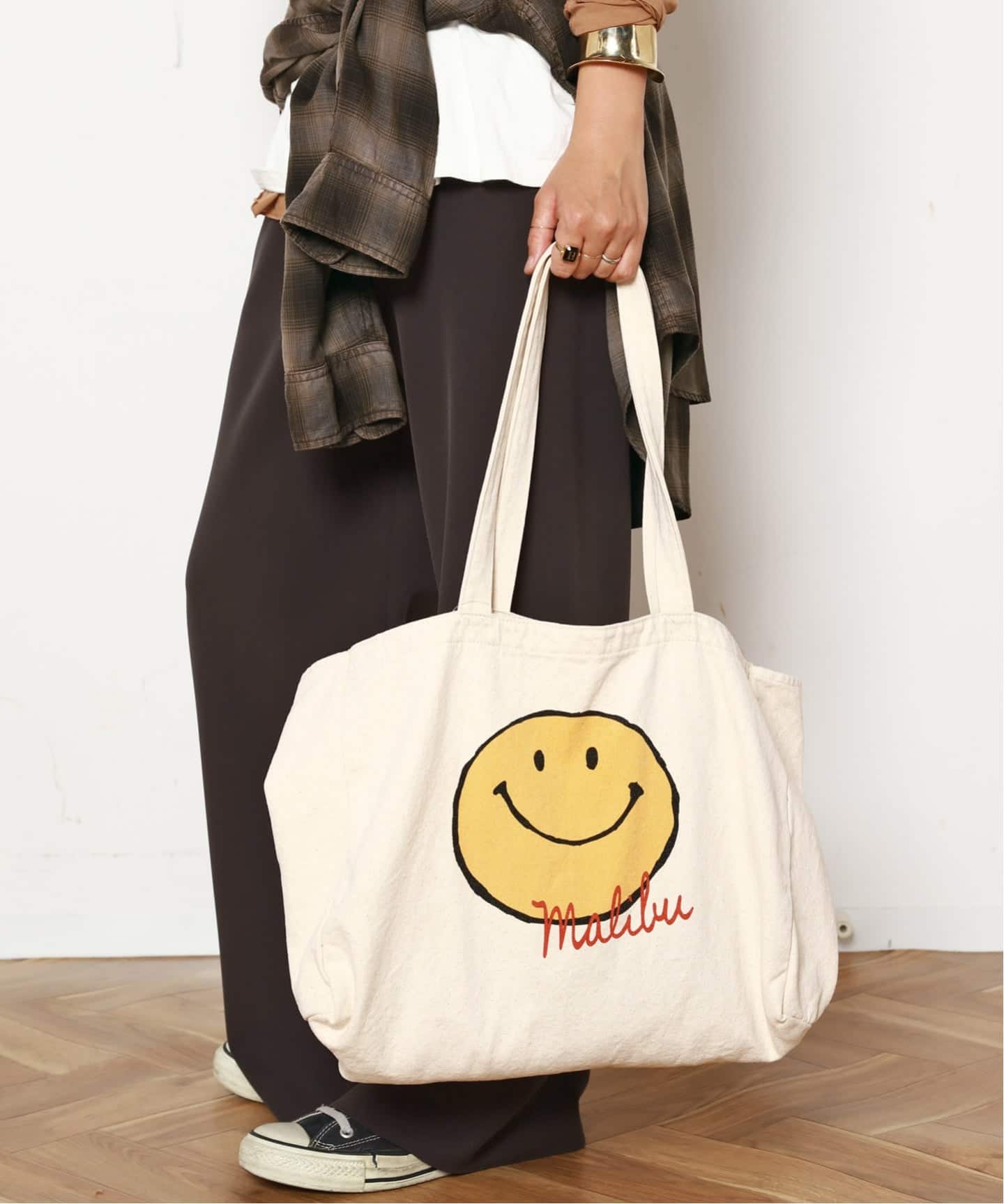 athletic wear MASON】別注Smile tote Bag（トートバッグ）｜AP