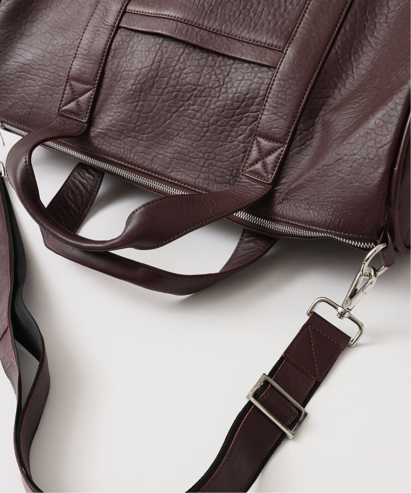 ジャーナルスタンダード レザーボストンバッグ 予約》【FOLL/フォル】wardrobe boston bag（ボストンバッグ