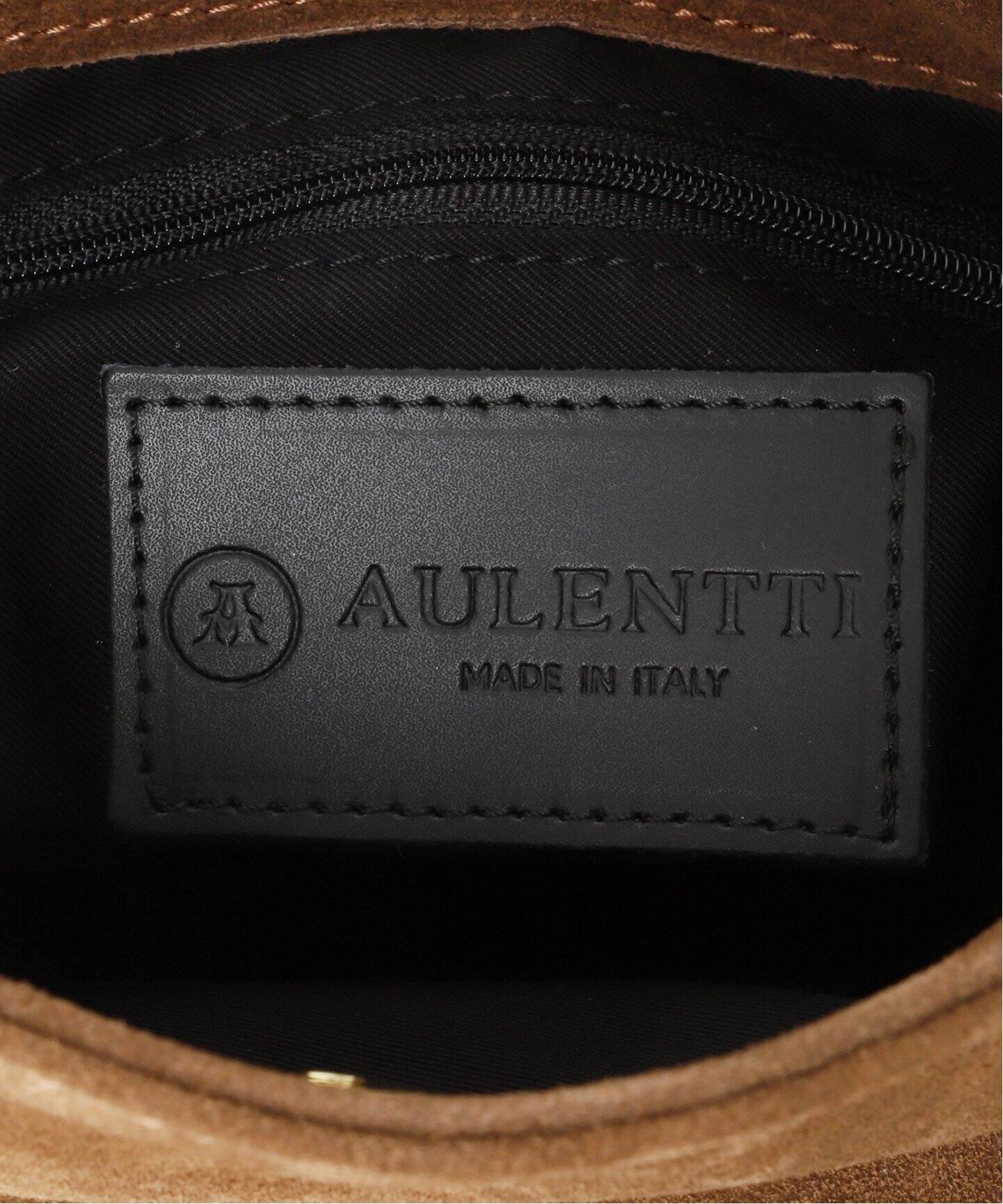 予約》AULENTTI/オウレンティ スウェードショルダーバッグ