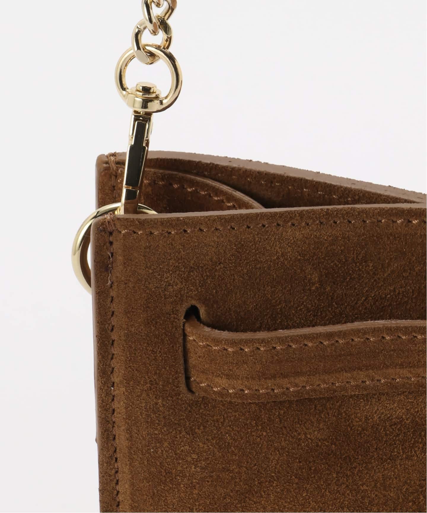 新品 未使用 完売品 オウレンティ 2WAY ショルダー バッグ ブラウン AULENTTI/オウレンティ スウェード2WAYショルダーバッグ（ショルダー