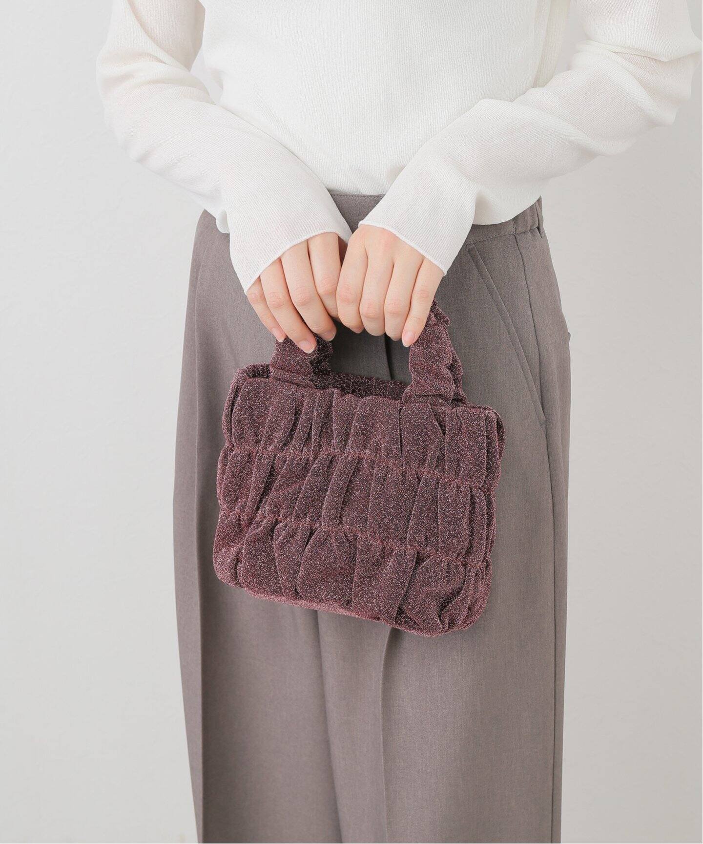 T.S.L/ティーエスエル ラメ2WAYトートBAG（ショルダーバッグ）｜B.C 