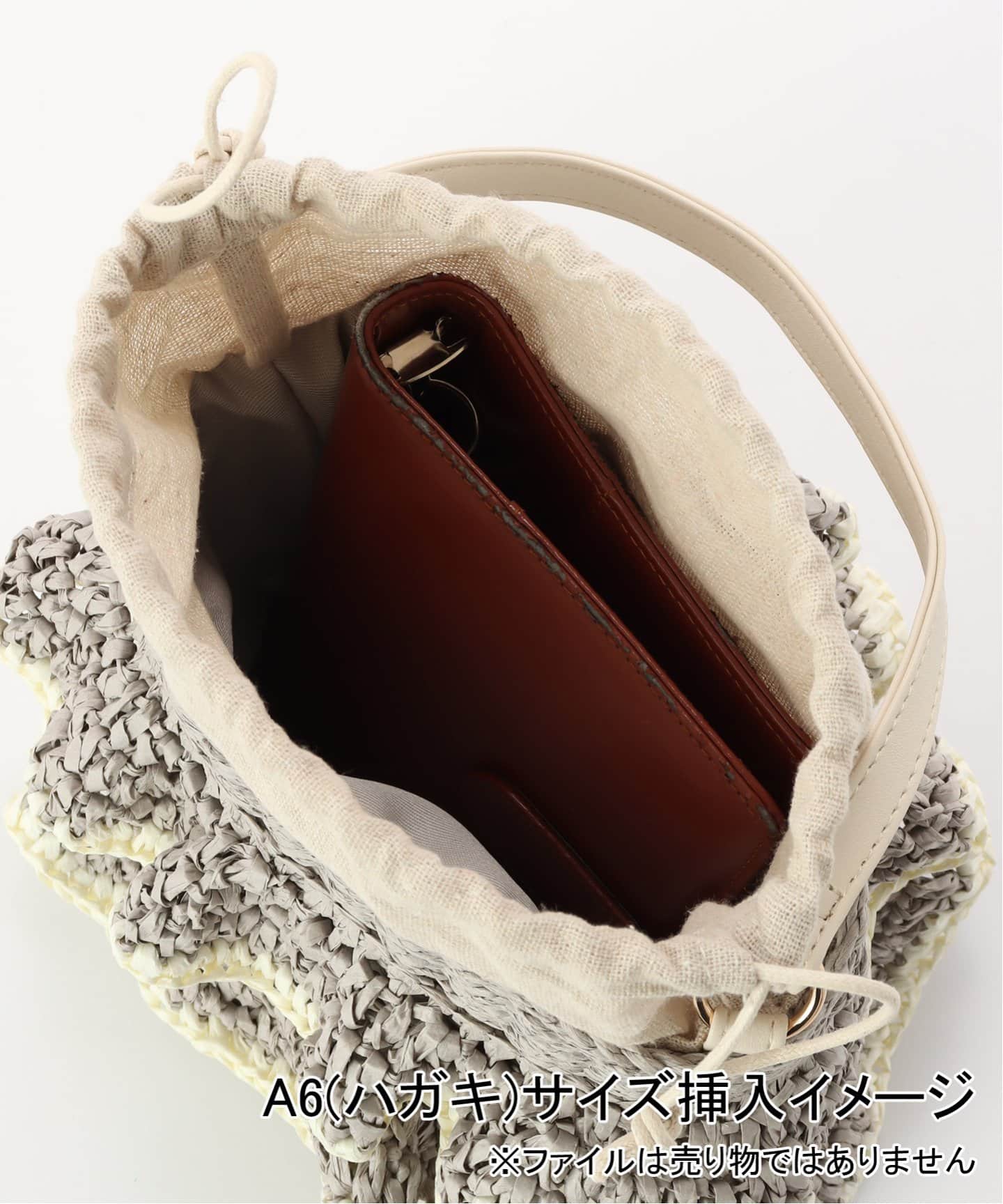 MIAN/ミアン ペーパーフリルカゴBAG（かごバッグ）｜B.C STOCK