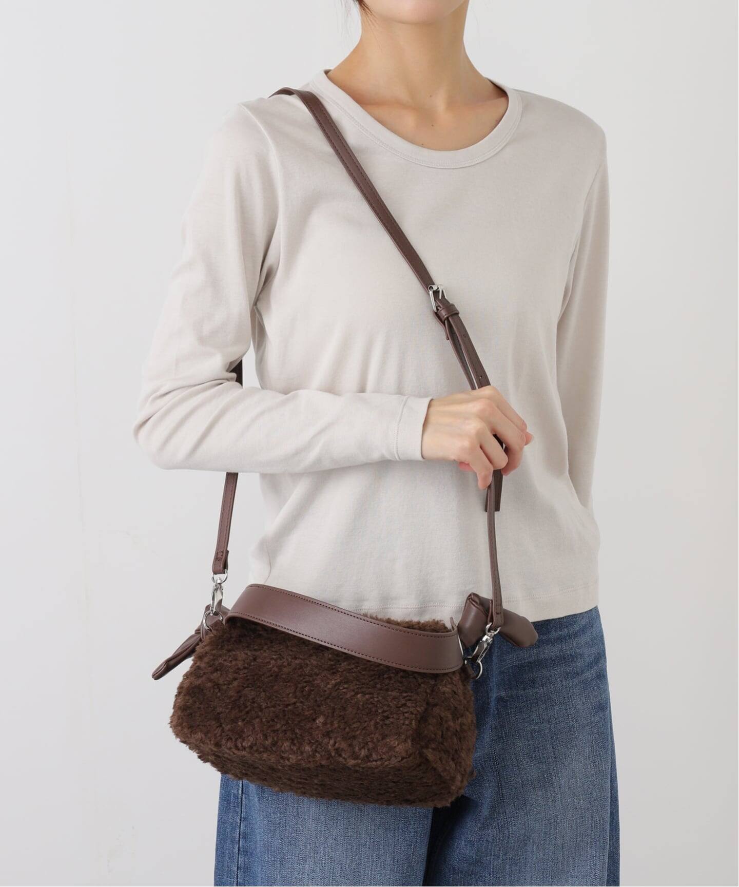 ボアショルダーバッグ（ショルダーバッグ）｜B.C STOCK（ベーセー