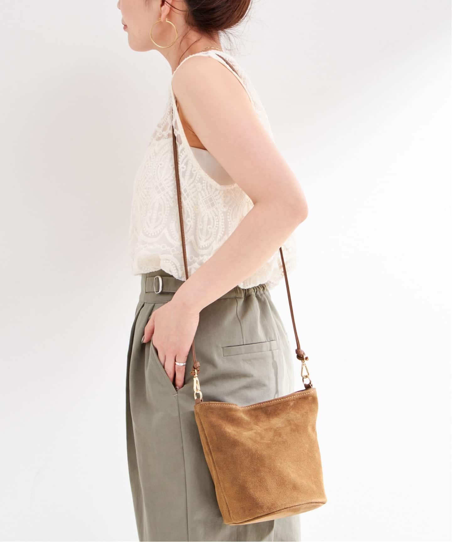 限定価格！AULENTTI/オウレンティ】ミニアミBAG B.C STOCK AULENTTI（オウレンティ） ショルダーバッグ バッグ チェーンmini