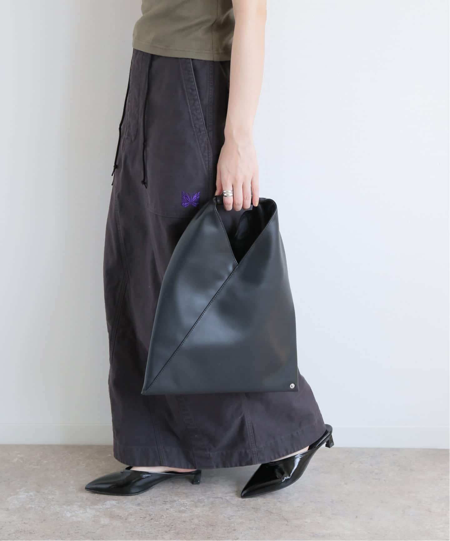 バッグ MM6 Maison Margiela Small Japanese Handb MM6 Maison Margiela/ SMALL JAPANESE HANDBAG（PU）（ハンドバッグ