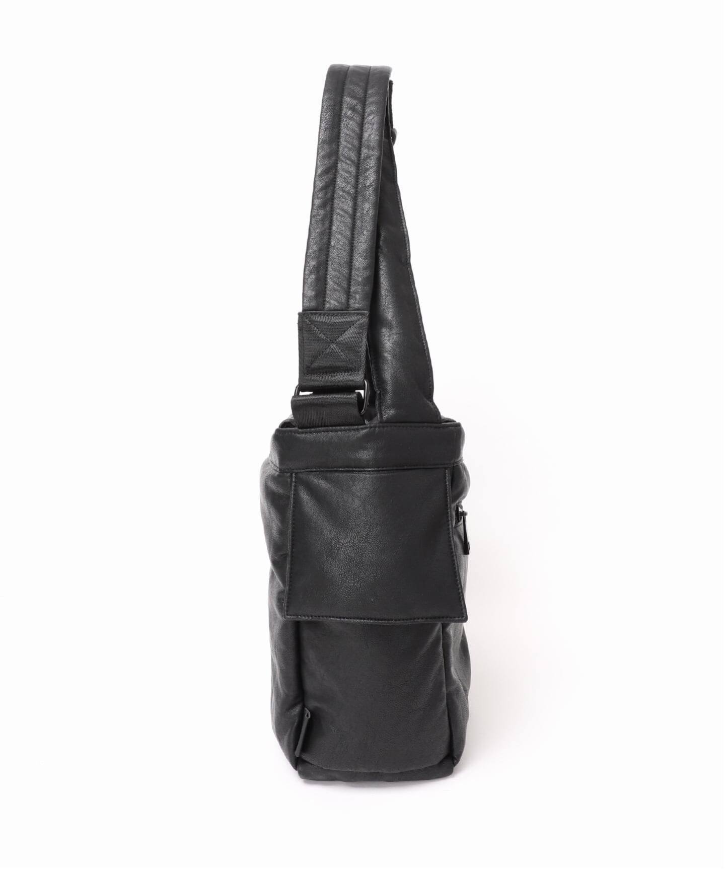 fellowww / フェロー】別注フェイクレザーパッファー2WAY ショルダー 