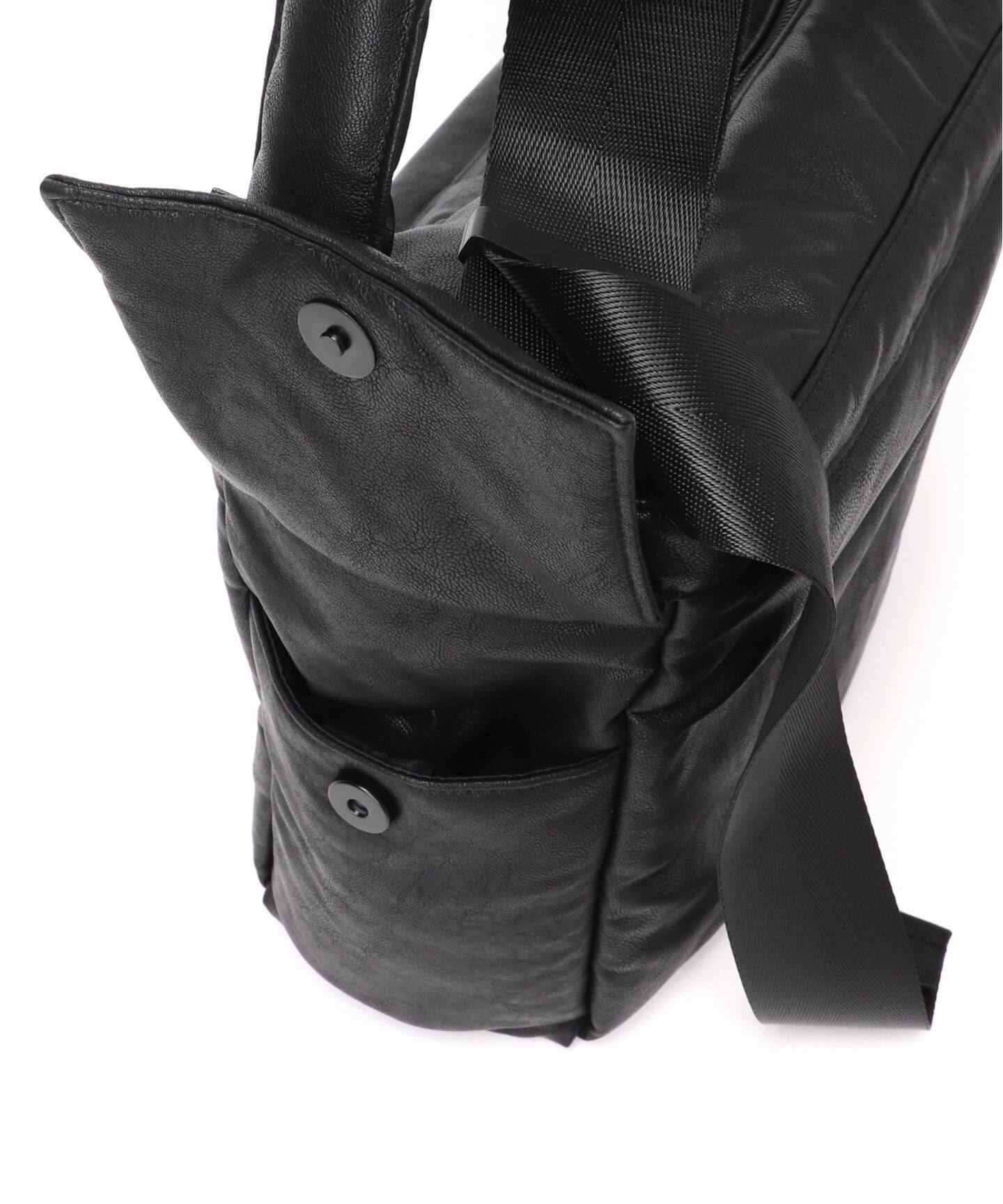 fellowww / フェロー】別注フェイクレザーパッファー2WAY ショルダー 