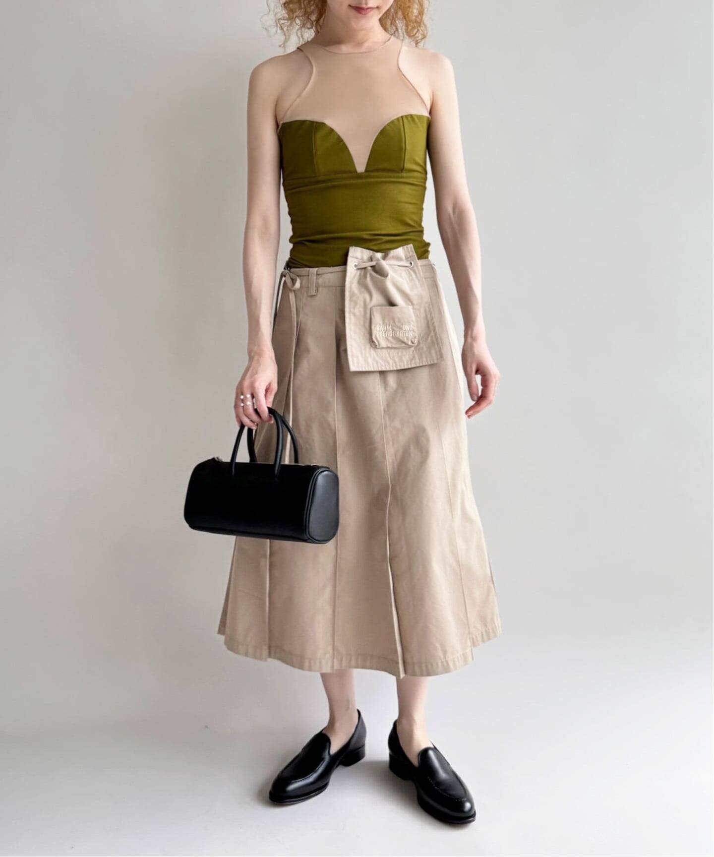 新品、未使用　エディットフォールル　abcラムレザーブルゾン EDIT. FOR LULU（エディットフォールル）の「abcミニレザーBAG