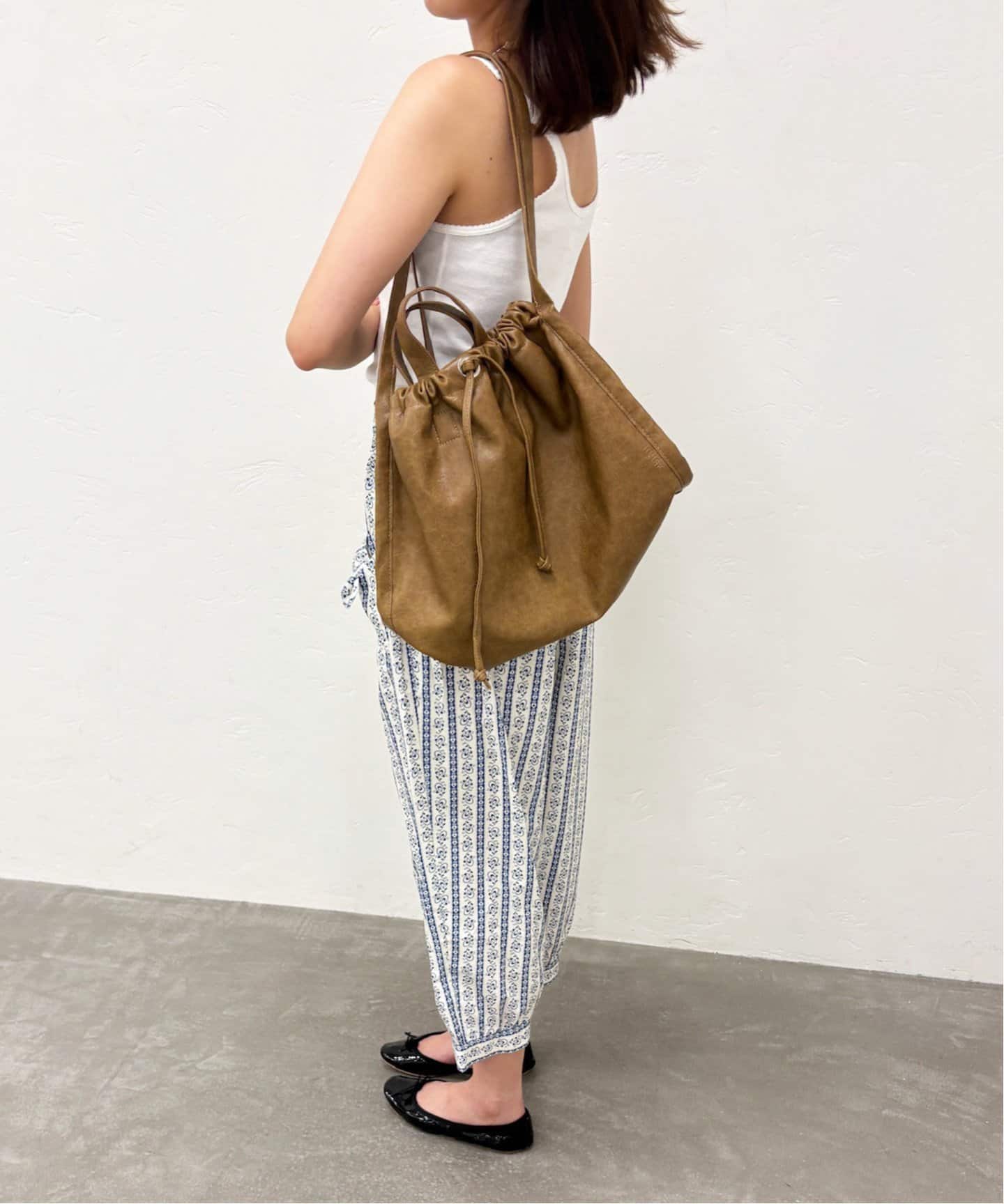HVISK/ヴィスク】BROWN BIG TOTE BAG（その他バッグ）｜EDIT.FOR
