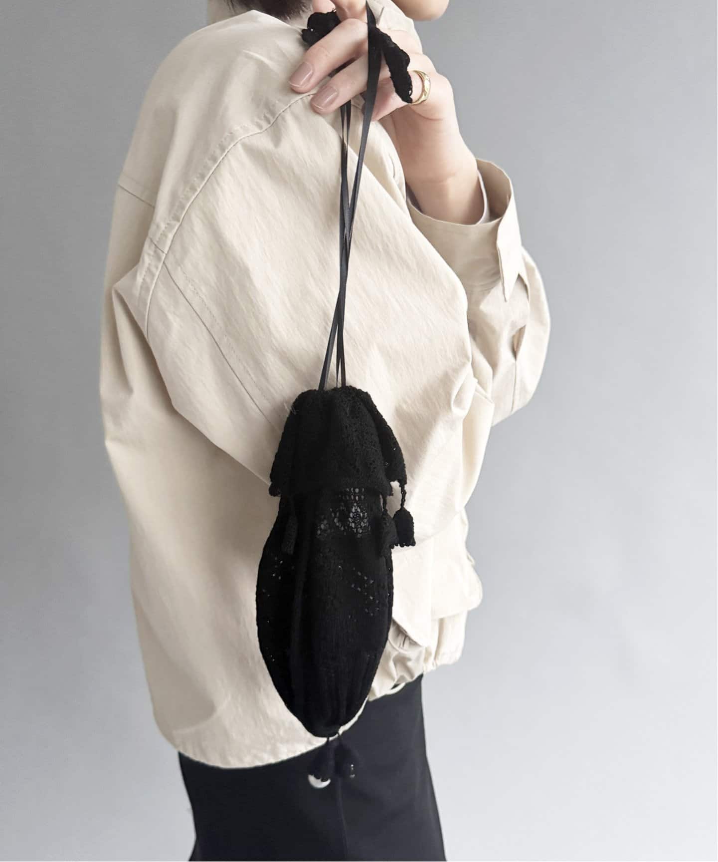 EDIT.FOR LULU - EUCHRONIA ユークロニア　エディットフォールル　レース　ビスチェ EUCHRONIA/ユークロニア】Wholegarment lace bag（その他バッグ