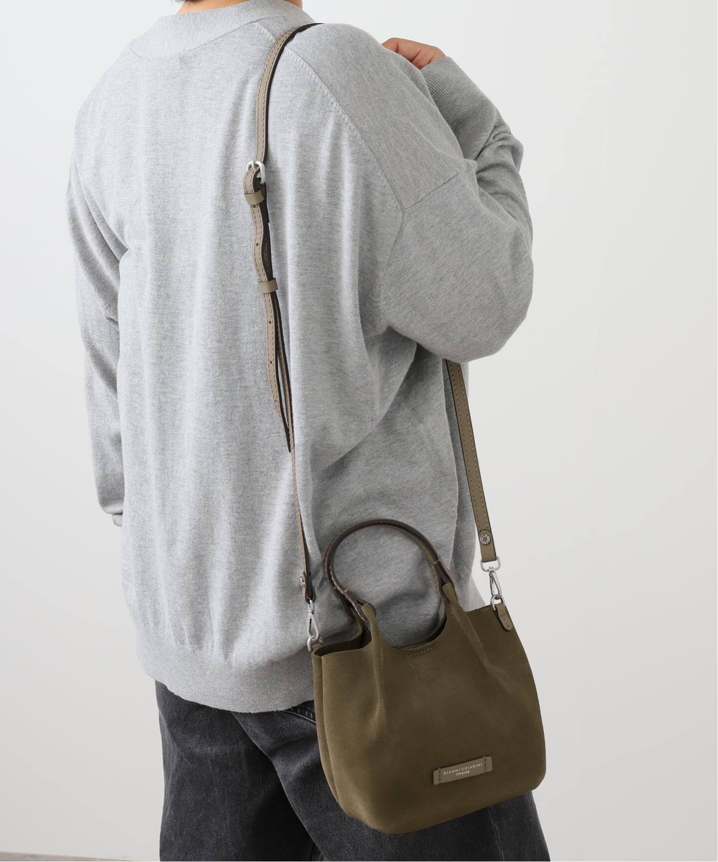 GIANNI CHIARINI ライトグレー ショルダーバッグ 2点セット WEB限定》GIANNI CHIARINI/ジャン二 キアリー二 ALIFA