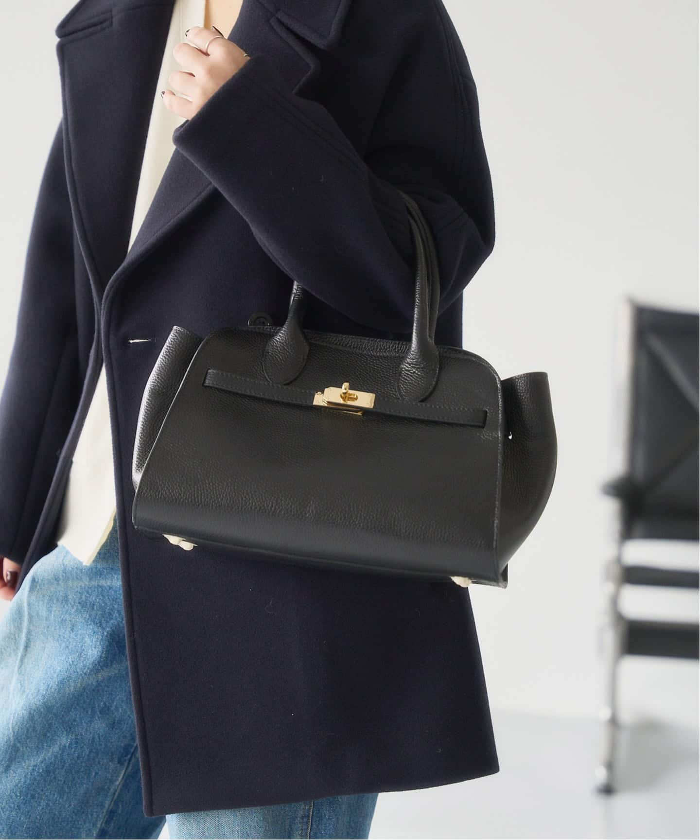 AULENTTI ME TOTE ブラック AULENTTI/オウレンティ ME TOTE（トートバッグ）｜LE TALON（ル タロン