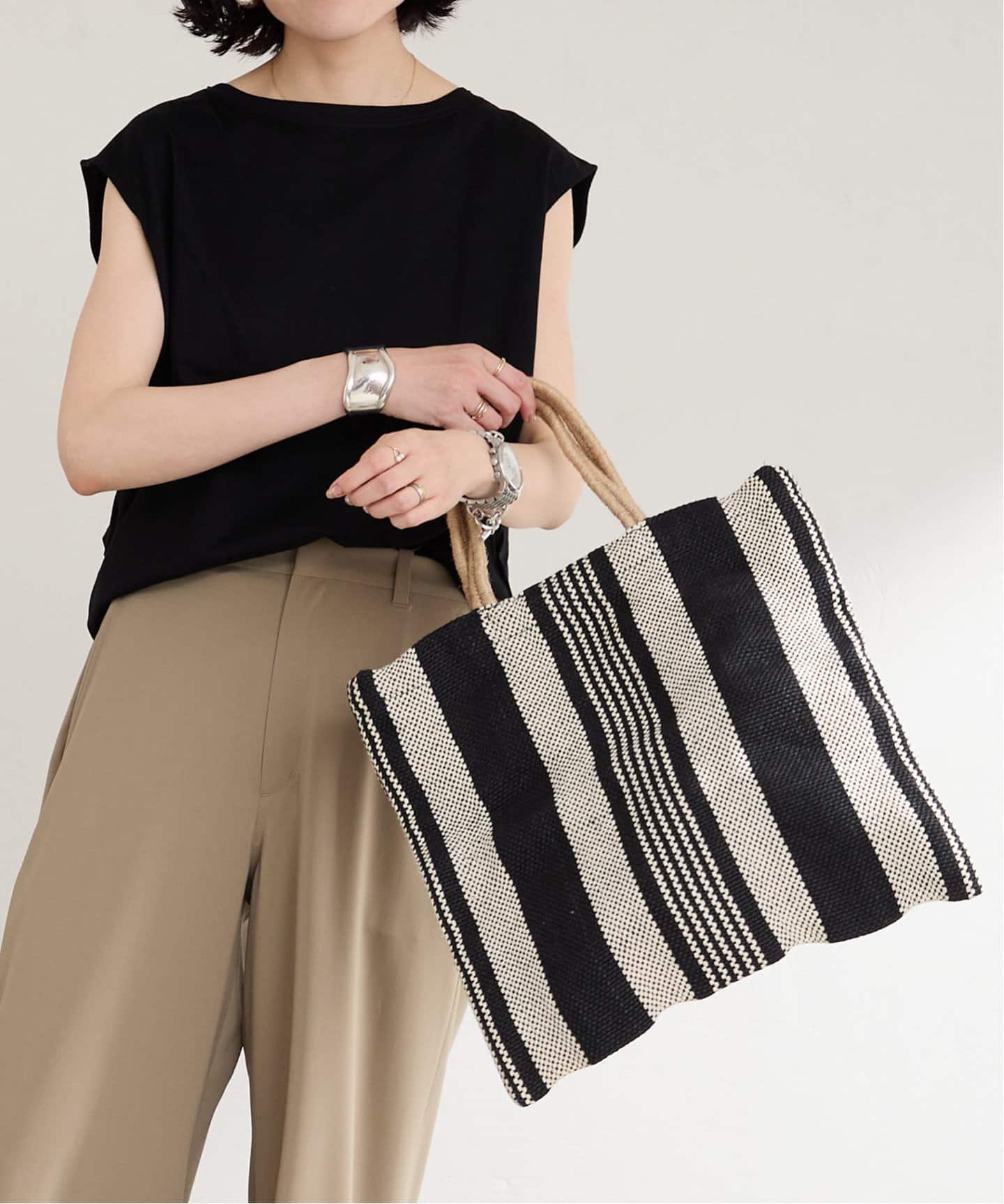 MAISON BENGAL/メゾンベンガル Jute TOTE